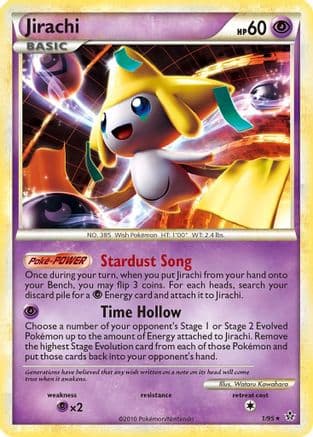 Jirachi (1/95) [HeartGold & SoulSilver: Unleashed] Reverse Holofoil