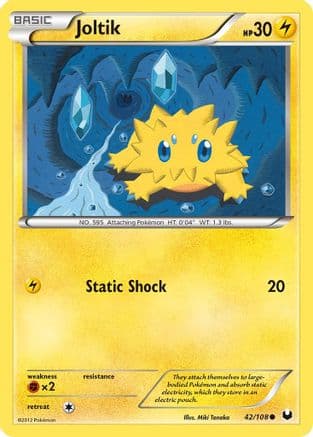 Joltik (42)  - Reverse Holofoil Dark Explorers - Common