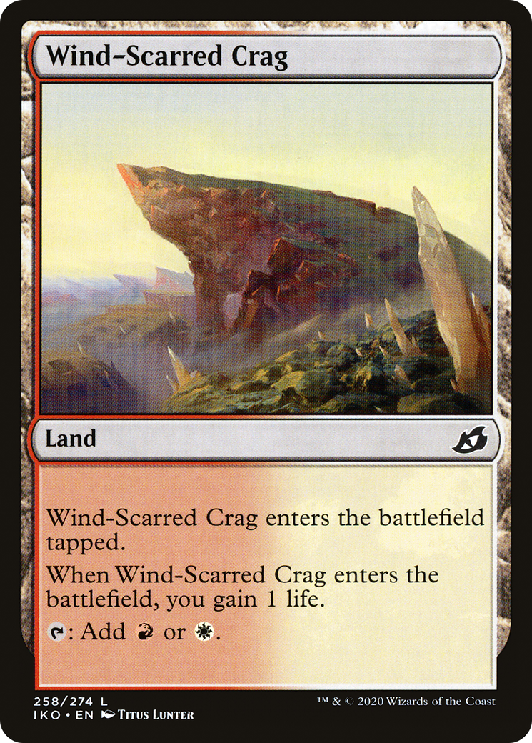 Wind-Scarred Crag [Ikoria: Lair of Behemoths] Foil