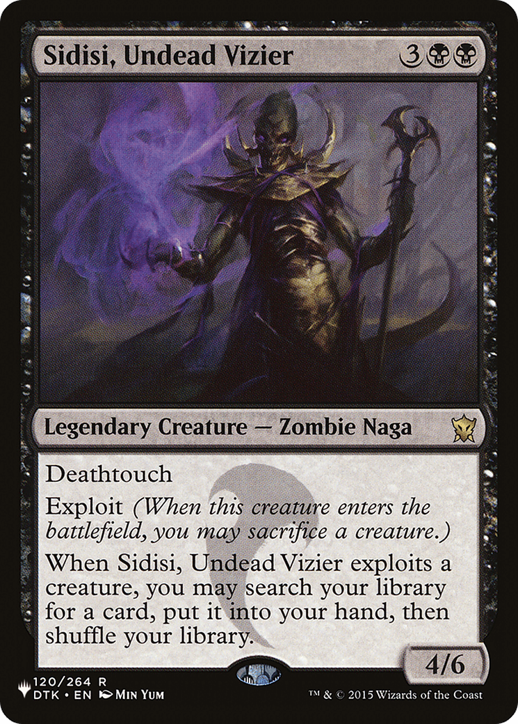 Sidisi, Undead Vizier |  (DTK-120) [The List]