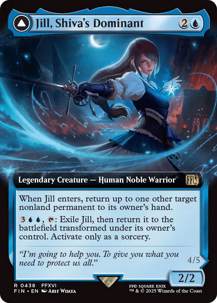 Jill, Shiva's Dominant (Extended Art) (438) [FINAL FANTASY]  Foil