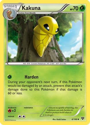 Kakuna 4/146 - XY Base Set Reverse Holofoil
