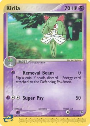 Kirlia 34/109 - Ruby and Sapphire Reverse Holofoil