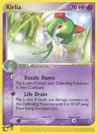 Kirlia 35/109 - Ruby and Sapphire Reverse Holofoil