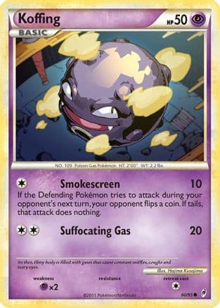 Koffing  - Reverse Holofoil Call of Legends - Common