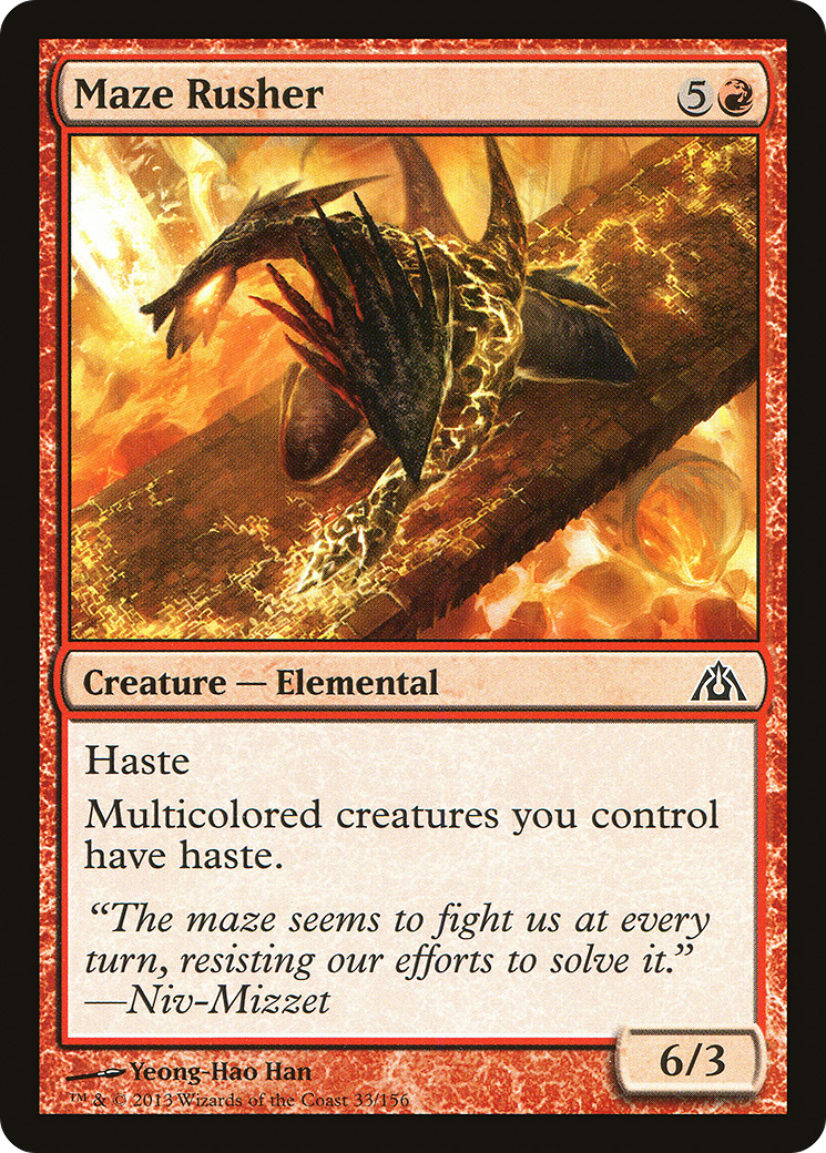 Maze Rusher [Dragon's Maze] Foil