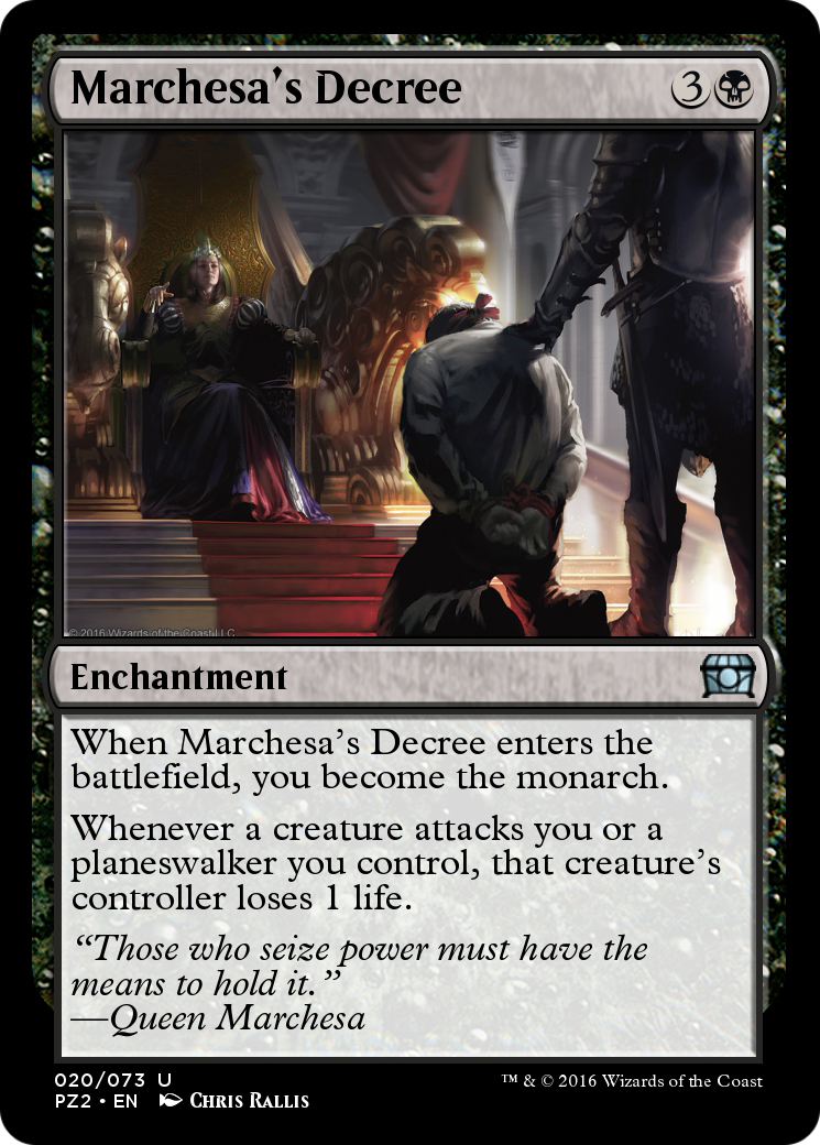 Marchesa's Decree (PZ2-020) - Treasure Chest
