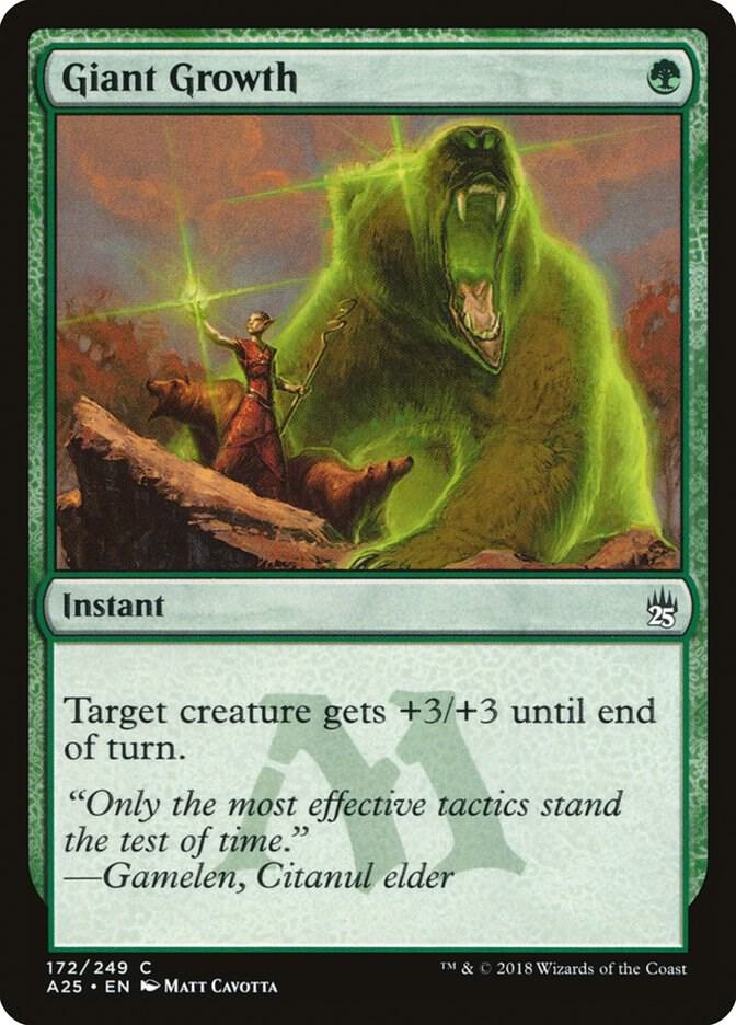 Giant Growth 172/249 (Masters 25) 