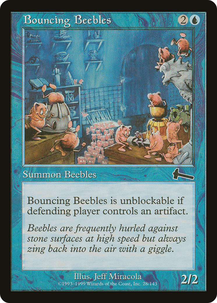 Bouncing Beebles [Urza's Legacy] Foil
