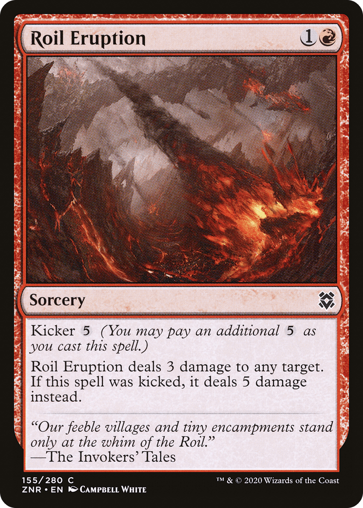 Roil Eruption [Zendikar Rising] Foil