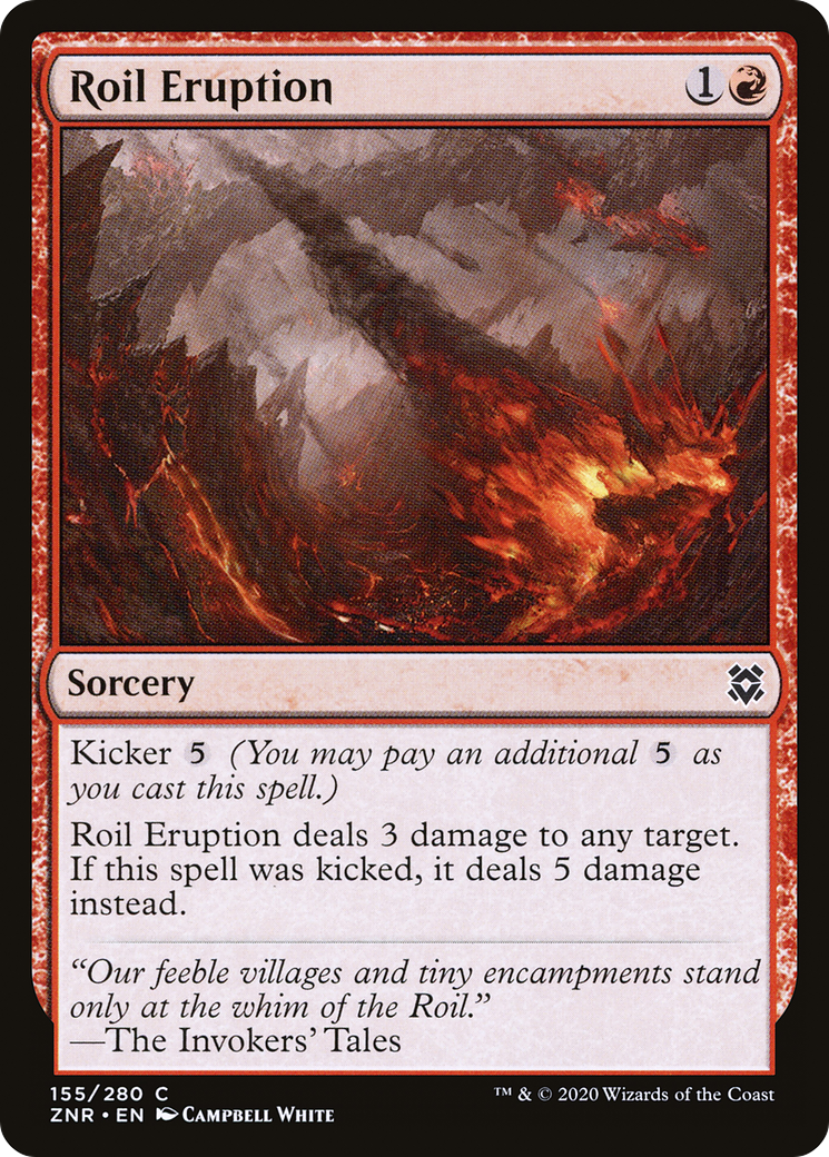 Roil Eruption [Zendikar Rising] Foil