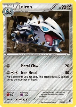 Lairon  - Reverse Holofoil Plasma Blast - Uncommon