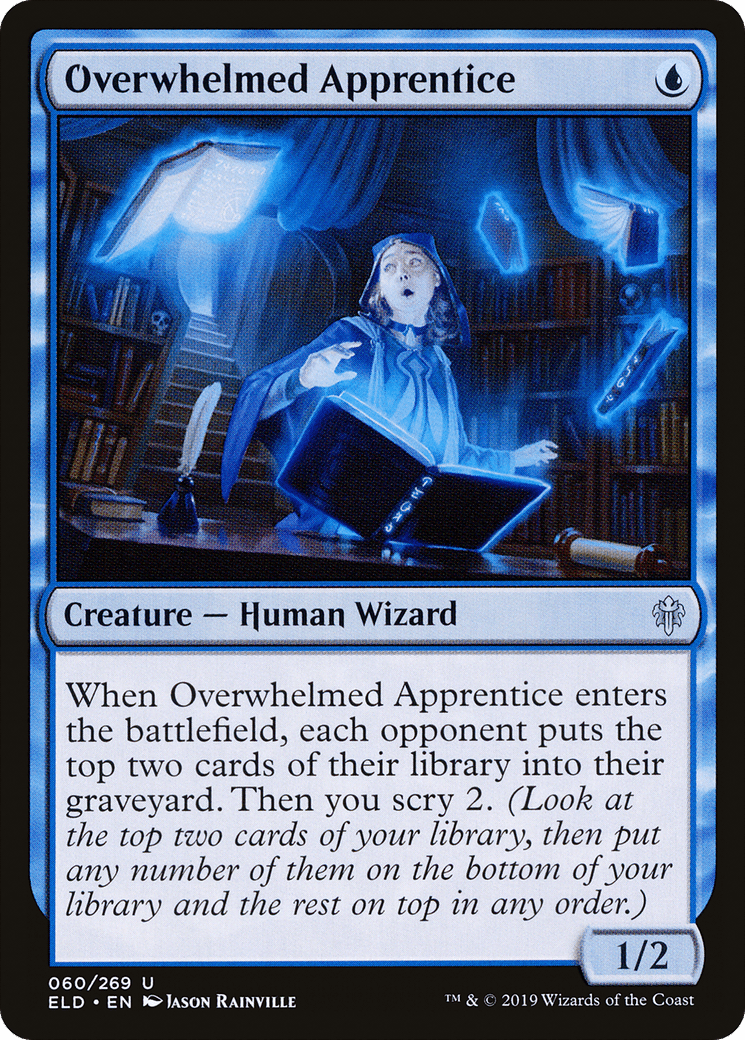 Overwhelmed Apprentice [Throne of Eldraine] Foil