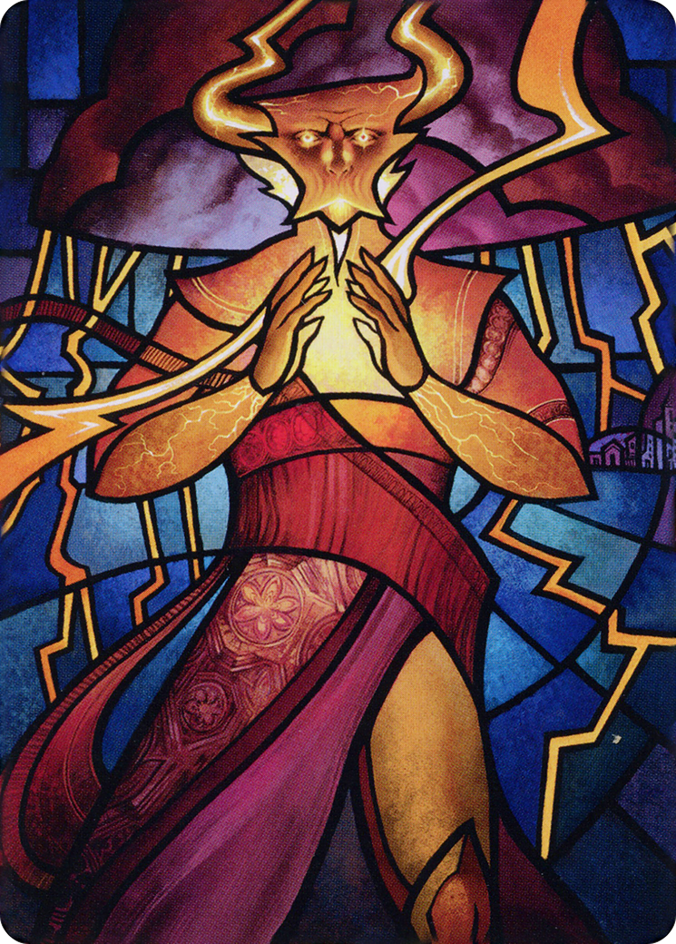 Najal, the Storm Runner // Najal, the Storm Runner (ADMU-074) - Dominaria United Art Series (Borderless) Foil