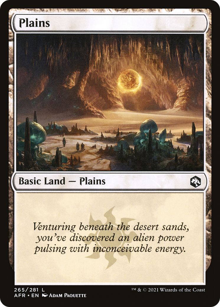 Plains (265) [Dungeons & Dragons: Adventures in the Forgotten Realms] Foil