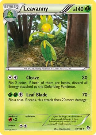 Leavanny 10/135 - Plasma Storm Reverse Holofoil
