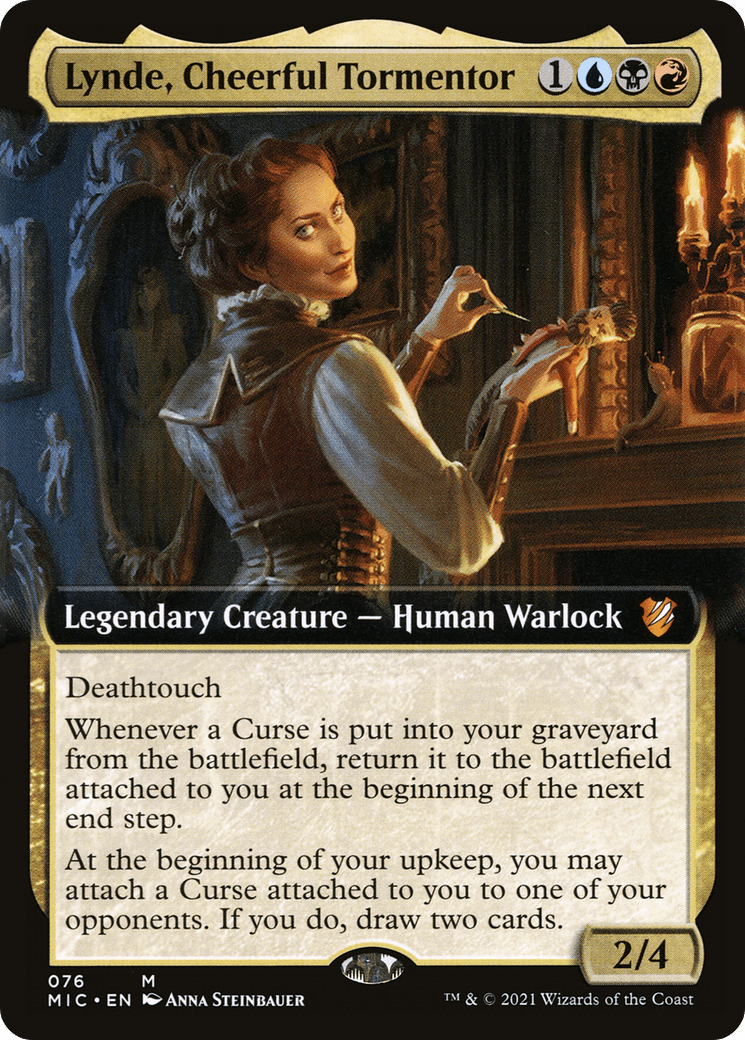 Lynde, Cheerful Tormentor (Extended Art) [Innistrad: Midnight Hunt Commander]