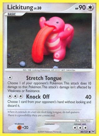Lickitung (80/127) [Platinum: Base Set] Reverse Holofoil