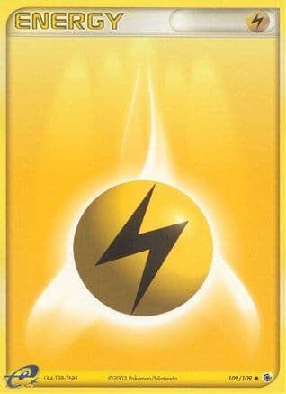 Lightning Energy 109  - Reverse Holofoil Ruby and Sapphire - Common