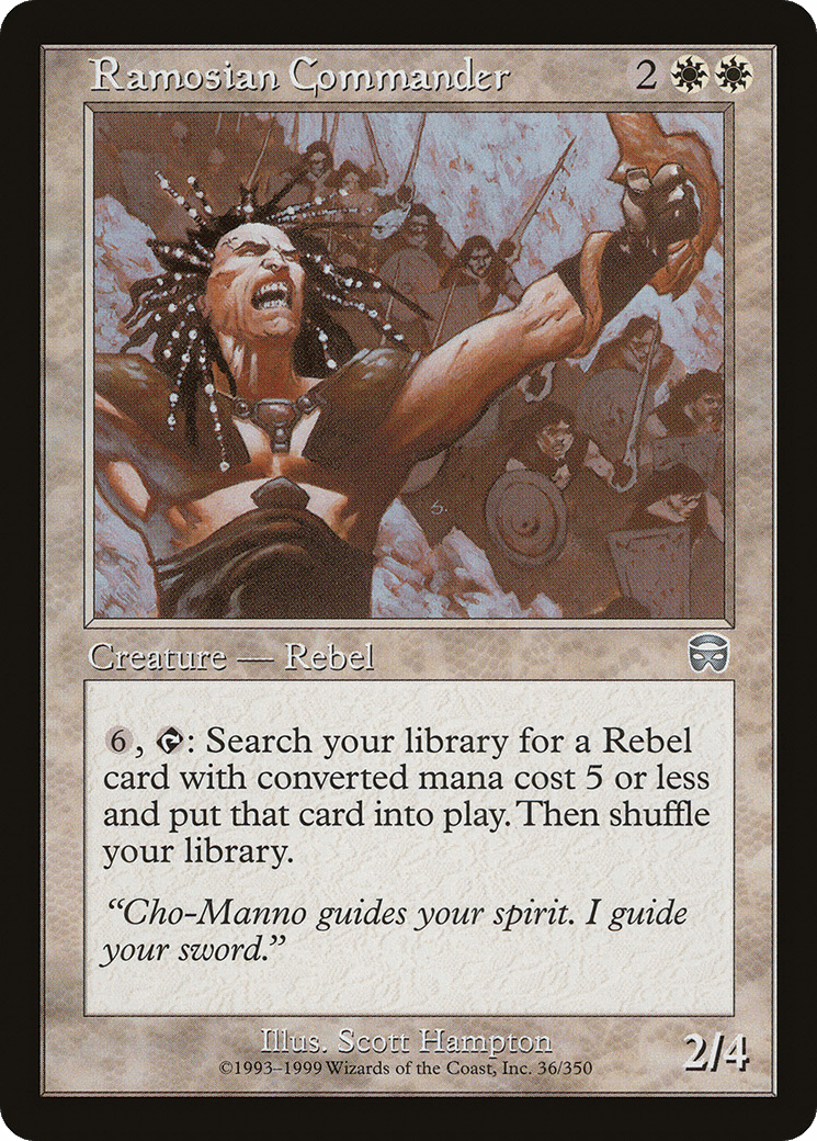 Ramosian Commander [Mercadian Masques] Foil