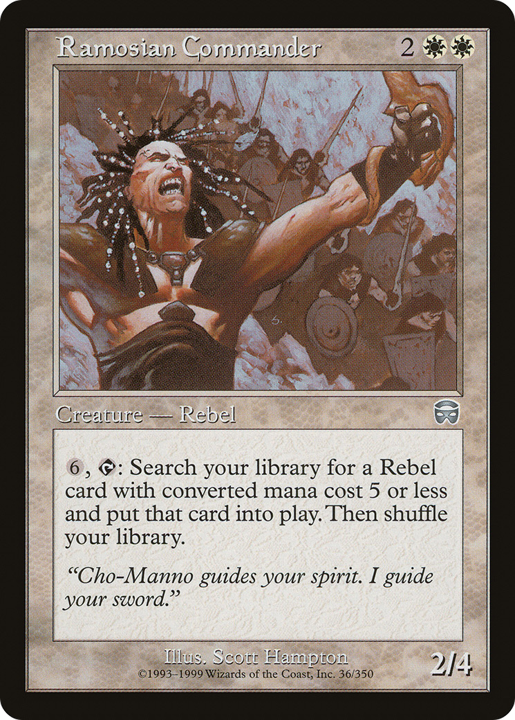 Ramosian Commander [Mercadian Masques] Foil