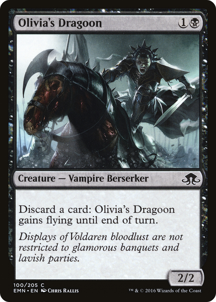 Olivia's Dragoon [Eldritch Moon] Foil