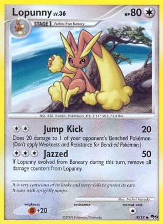 Lopunny 009/17 - POP Series 9 Holofoil