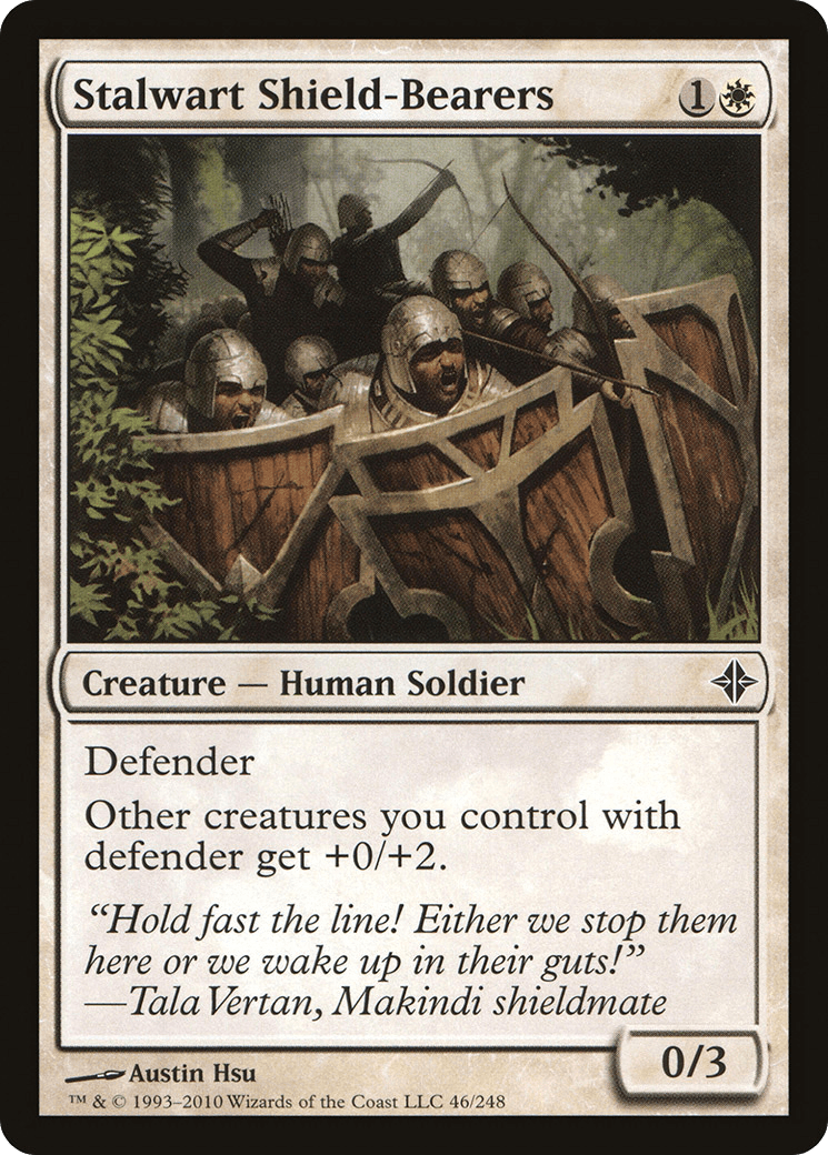 Stalwart Shield-Bearers [Rise of the Eldrazi] Foil