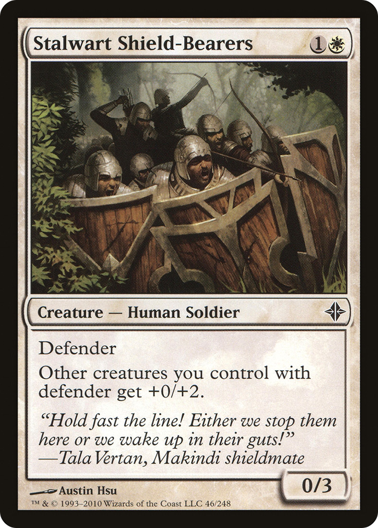 Stalwart Shield-Bearers [Rise of the Eldrazi] Foil