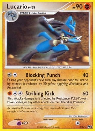 Lucario 002/17 - POP Series 8 Holofoil