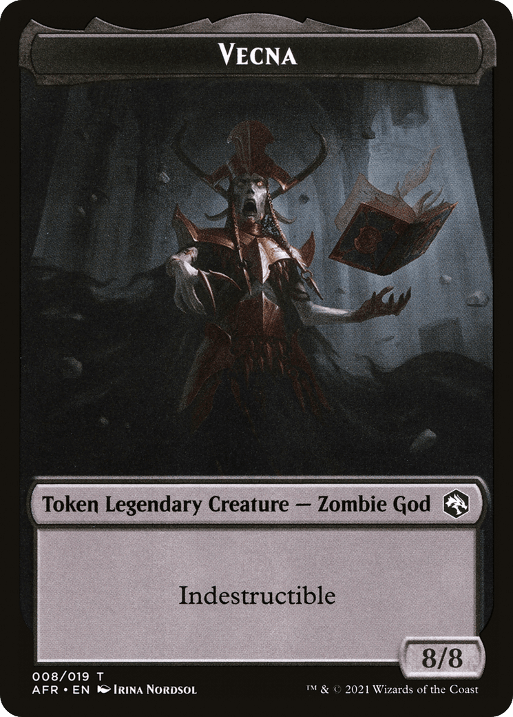 Vecna (TAFR-008) - Adventures in the Forgotten Realms Tokens Foil