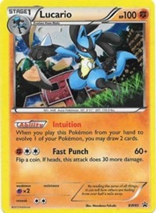 Lucario BW85 BW85/101 - Black and White Promos Holofoil