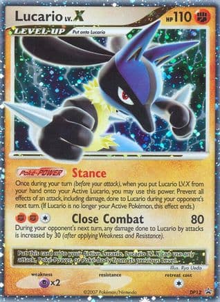 Lucario LV.X DP12 DP12/56 - Diamond and Pearl Promos Holofoil