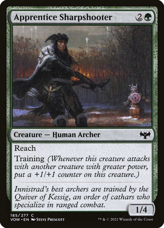 Apprentice Sharpshooter 185/277 (Innistrad: Crimson Vow) 