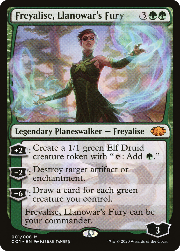 Freyalise, Llanowar's Fury [Commander Collection: Green] Foil