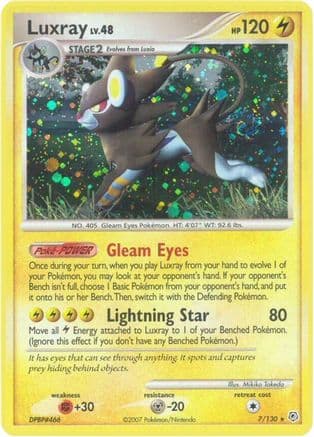Luxray 7/130 - Diamond and Pearl Reverse Holofoil