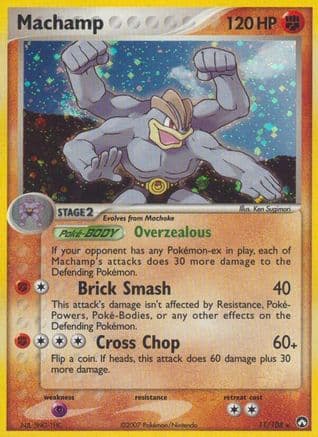 Machamp 011/108 - Power Keepers Reverse Holofoil