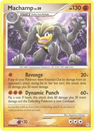 Machamp 31/130 - Diamond and Pearl Reverse Holofoil
