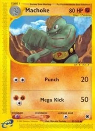 Machoke 85/165 - Expedition Reverse Holofoil