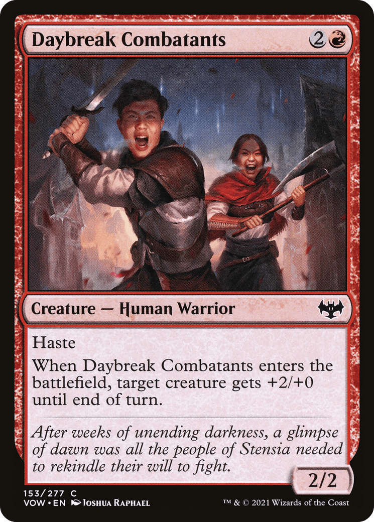Daybreak Combatants [Innistrad: Crimson Vow] Foil
