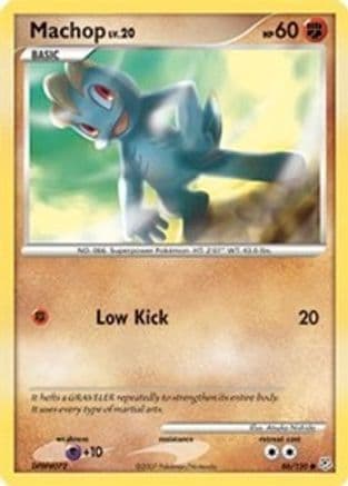 Machop 86/130 - Diamond and Pearl Reverse Holofoil