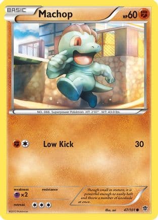 Machop (47/101) [Black & White: Plasma Blast] Reverse Holofoil
