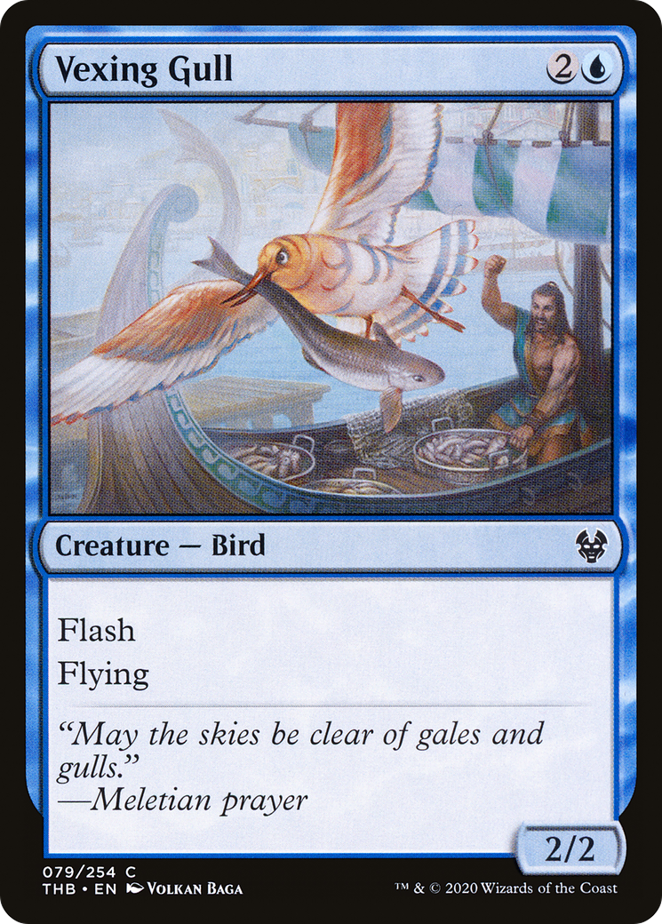 Vexing Gull [Theros Beyond Death] Foil
