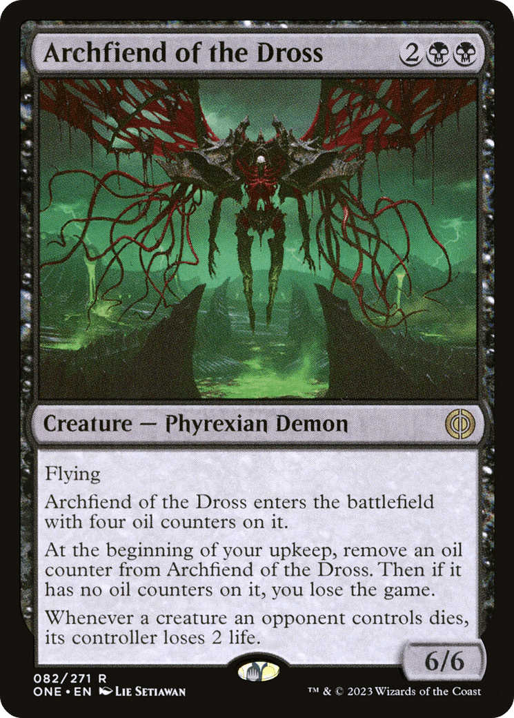 Archfiend of the Dross [Phyrexia: All Will Be One] Foil