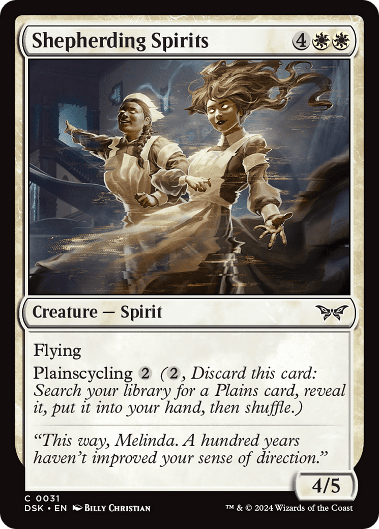 Shepherding Spirits [Duskmourn: House of Horror] Foil