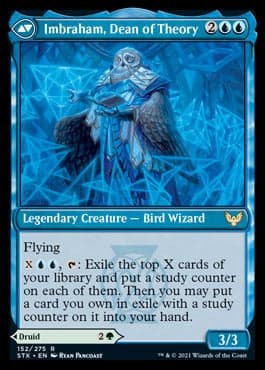 Kianne, Dean of Substance // Imbraham, Dean of Theory [Strixhaven: School of Mages] Foil
