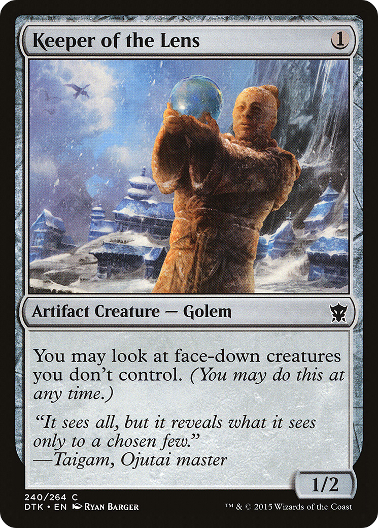 Keeper of the Lens [Dragons of Tarkir] Foil