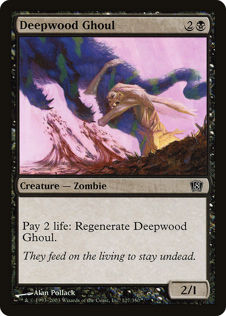 Deepwood Ghoul [Eighth Edition] Foil