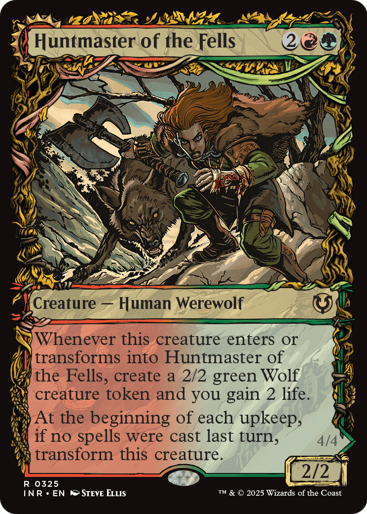 Huntmaster of the Fells // Ravager of the Fells (Showcase) (-325) [Innistrad Remastered]