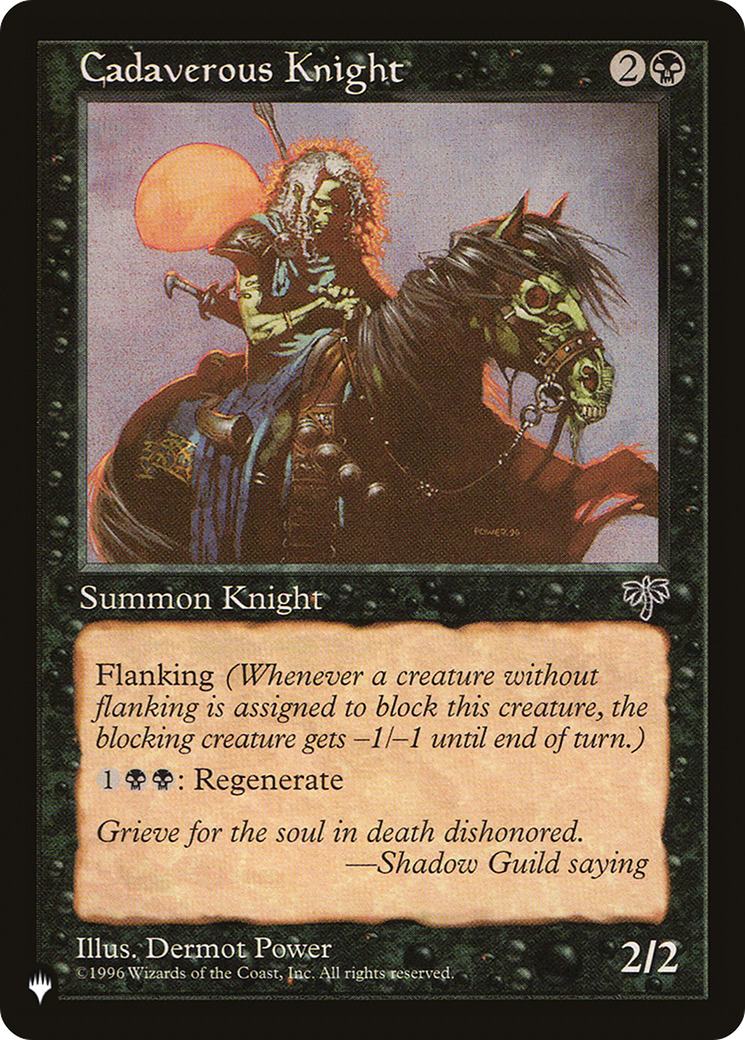 Cadaverous Knight |  (MIR-110) [The List]